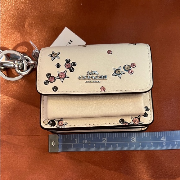 Coach Cream Wallet Bag Charm - Picture 7 of 8